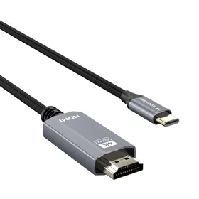 Wozinsky WCCH-01 USB-C - HDMI 4K 60Hz kabelis 1.8 m - juodas