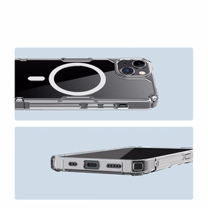 Nillkin Nature Pro Magnetic Case iPhone 14 Plus магнитный чехол MagSafe синий