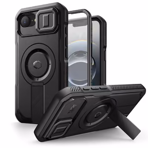 Чехол Tech-Protect Kevlar Magsafe для iPhone 16e / 17e - чёрный