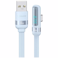 Laidas USAMS US-SJ651 66W USB-A/USB-C 1.2m mėlynas