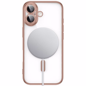 Tech-Protect MagFlex dėklas, skirtas iPhone 17, skaidrus rožinis