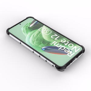 Honeycomb dėklas telefonui Xiaomi Redmi Note 12 5G / Poco X5 5G šarvuotas hibridinis dangtelis juodas
