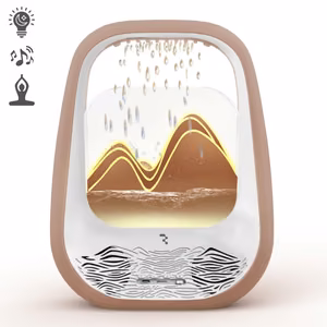 Belaidis miego ir poilsio garsiakalbis Reach Relaxing Rain auksinis
