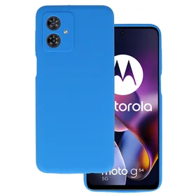 Silikoninis lengvas dėklas telefonui Motorola Moto G54 5G mėlynas