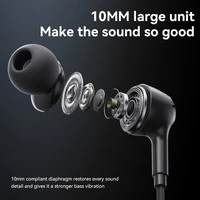 Yesido ausinės YH53 su mikrofonu juodos spalvos