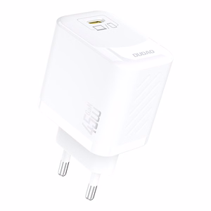 Dudao A28C 45W GaN sieninis įkroviklis + USB-C kabelis - baltas