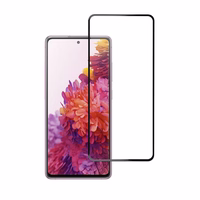 Apsauginis stiklas Blue Star - SAMSUNG Galaxy S20 FE pilnas paviršius (pilnas klijavimas/draugiškas dėklui) - juodas Apsauginis stiklas Blue Star