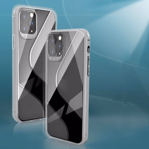 S-Case lankstus dangtelis TPU dėklas Huawei P40 Lite E juodas