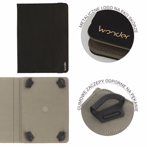 Wonder Soft planšetės dėklas 11 colių juodas