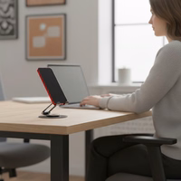 Forcell F-GRIP Fold Stand 3 360 stalo laikiklis - pilkas