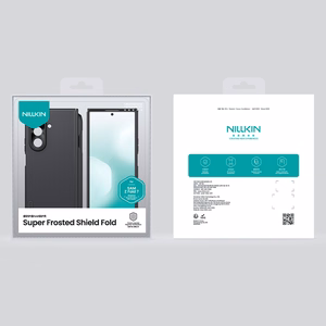 Nillkin Super Frosted Shield Fold Magnetinis dėklas Samsung Galaxy Z Fold 7 suderinamas su MagSafe - juodas
