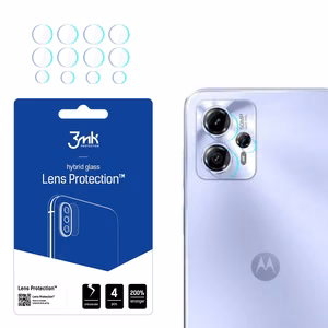 3mk Lens Protection™ hibridinis apsauginis stiklas kamerai Motorola Moto G13 / G23