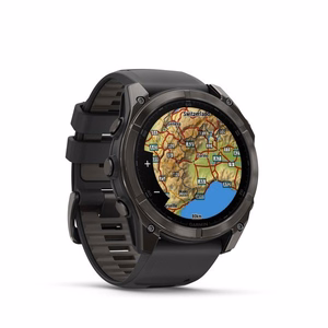 Išmanusis laikrodis Garmin Fenix 8 Sapphire juodas/pilkas