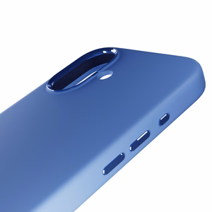 Puro Icon Mag Pro Magnetinis Silikoninis dėklas telefonui iPhone 16 - Mėlyna