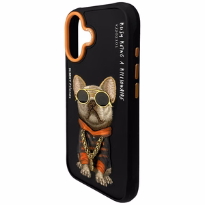 Nimmy Glasses Cool Dog dėklas telefonui iPhone 17 - juodas