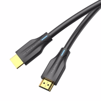HDMI 2.1 Vention AANBF kabelis, 1 m, 8K 60 Hz / 4K 120 Hz (juodas)