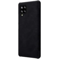 Nillkin Qin odinis dėklas telefonui Samsung Galaxy A42 5G juodas