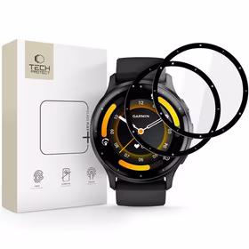 Tech-Protect Glass Flex+ 2 dalių hibridinio stiklo rinkinys Garmin Venu 3 - juodas