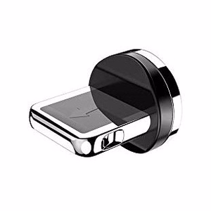 Kištukinis adapteris magnetiniam USB kabeliui Lightning sidabrinis