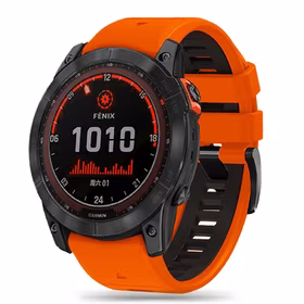 TECH-PROTECT ICONBAND PRO GARMIN FENIX 3 / 5X / 3HR / 5X PLUS / 6X / 6X PRO / 7X ORANŽINIS/JUODAS