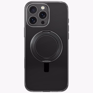 Uniq Swivix 360 sukamas stovas dėklas telefonui iPhone 16 Pro Max - juodas