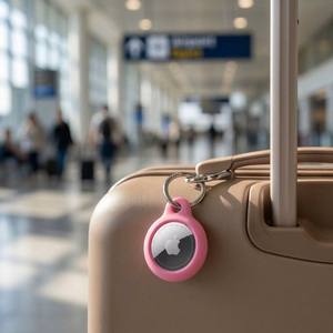 Tech-Protect Rough dėklas, skirtas „Apple AirTag 1/2“ – rožinis