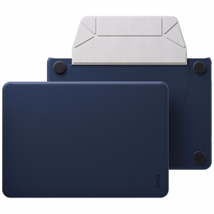 Uniq Lyden Versa dėklas, skirtas MacBook Neo – spalva: tamsiai mėlyna