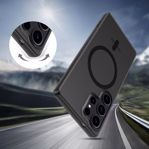 Tech-Protect MagSlim Magnetinis dėklas telefonui Samsung Galaxy S25 Ultra - Juodas