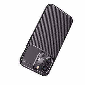 Чехол iPhone 14 PRO Carbon Premium черный