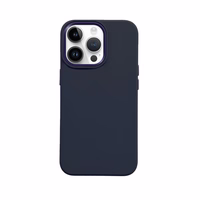 Crong Color Cover LUX Magnetic - iPhone 15 Pro Max MagSafe dėklas (Navy mėlynas)