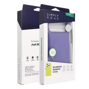 ROAR RAINBOW BUMPER dėklas, suderinamas su MagSafe, skirtas SAMSUNG A27, violetinis