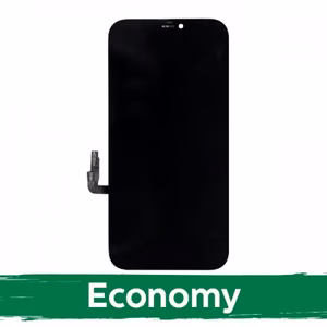 Ekranas skirtas iPhone 12 / 12 Pro juodas (INCELL / Economy) / *Removable IC* /