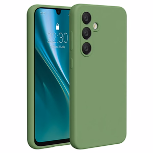 Etteri silikoninis dėklas Samsung Galaxy A36 5G, šviesiai žalias