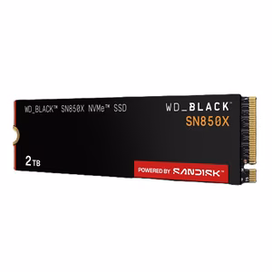 WD Black SN850X WDS200T2X0E SSD 2 TB M.2 PCIe NVMe 4.0 x4