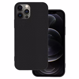 Tel Protect Liquid Air Case dėklas telefonui Iphone 12 Pro Max juodas
