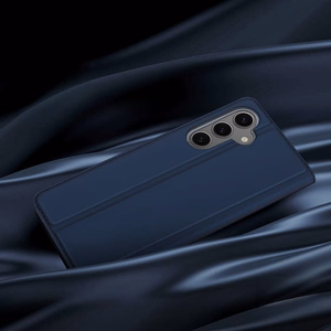 DUX DUCIS piniginės tipo dėklas SKIN PRO telefonui SAMSUNG S24 FE mėlynas
