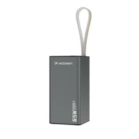 Išorinė baterija Wozinsky K65+ 65W 30000mAh 2x USB-C, 1x USB-A 65W - pilka