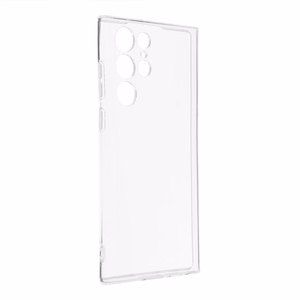 Dėklas telefonui 2 mm skaidrus skirtas SAMSUNG S22 Ultra (kameros apsauga)
