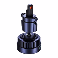 Baseus MagPro automobilinis laikiklis su 15W Qi2.0 indukciniu įkrovikliu (juodas)