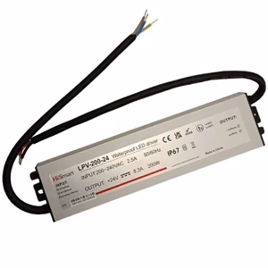 Power supply 24V, 8.3A, 200W, IP67