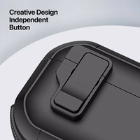 DUX DUCIS PECP - TPU+PC apsauginis dėklas AirPods 4 juodas