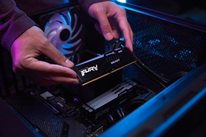 Kingston Technology FURY Beast RGB atminties modulis 128 GB 2 x 64 GB DDR5 5600 MT/s 288-pin DIMM