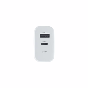 "Maxlife MXTC-10-30AC PD QC įkroviklis 1x USB-C 1x USB 30W baltas