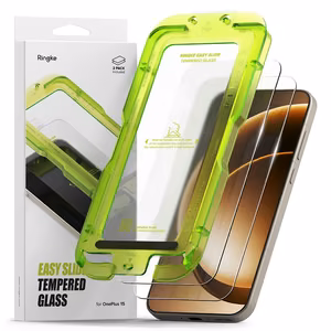 "Ringke Easy Slide" 2 pakuotės grūdintas stiklas, skirtas "OnePlus 15