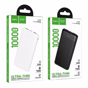 Hoco J153 išorinė baterija, 10000 mAh, 2 A, 10 W, juoda