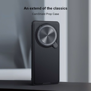 Nillkin CamShield Prop apsauginis dėklas telefonui Oppo Find X6 Pro juodas