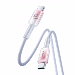 USB laidas Joyroom S-A42 baltas Type-C / Type-C 120cm (iki 60W)