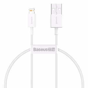 Baseus Superior USB - Lightning kabelis 2.4A 0.25 m baltas (CALYS-02)