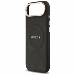 Guess Peony Hot Stamp MagSafe dėklas telefonui iPhone Air – juodas