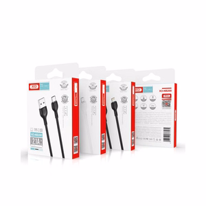 XO laidas NB200 USB - Lightning 2,0m 2.1A, juodas
